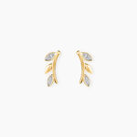 Boucles D'oreilles Puces Laverna Or Jaune Diamant - Puces Femme | Marc Orian
