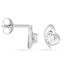 Boucles D'oreilles Puces Alou Argent Blanc Oxyde De Zirconium - Puces Femme | Marc Orian