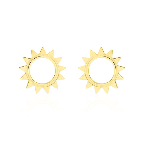 Boucles D'oreilles Puces Louki Or Jaune - Puces Femme | Marc Orian