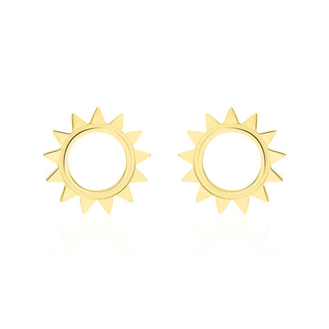 Boucles D'oreilles Puces Louki Or Jaune - Clous d'oreilles Femme | Marc Orian