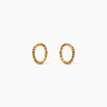 Boucles D'Oreilles Puces Aleria Plaqu&eacute; Or Jaune - Puces Femme | Marc Orian