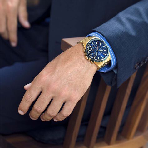 Montre Festina Timeless Chronograph Bleu - Montres sport Homme | Marc Orian