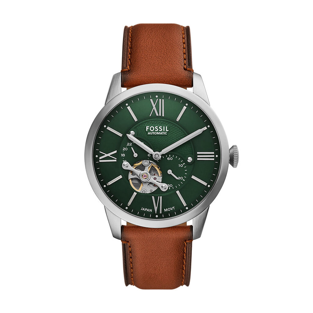 Montre Fossil Townsman Vert - Montres automatiques Homme | Marc Orian