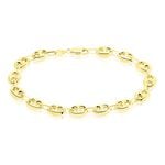Bracelet Dami Maille Grain De Cafe Or Jaune - Bracelets mailles Homme | Marc Orian
