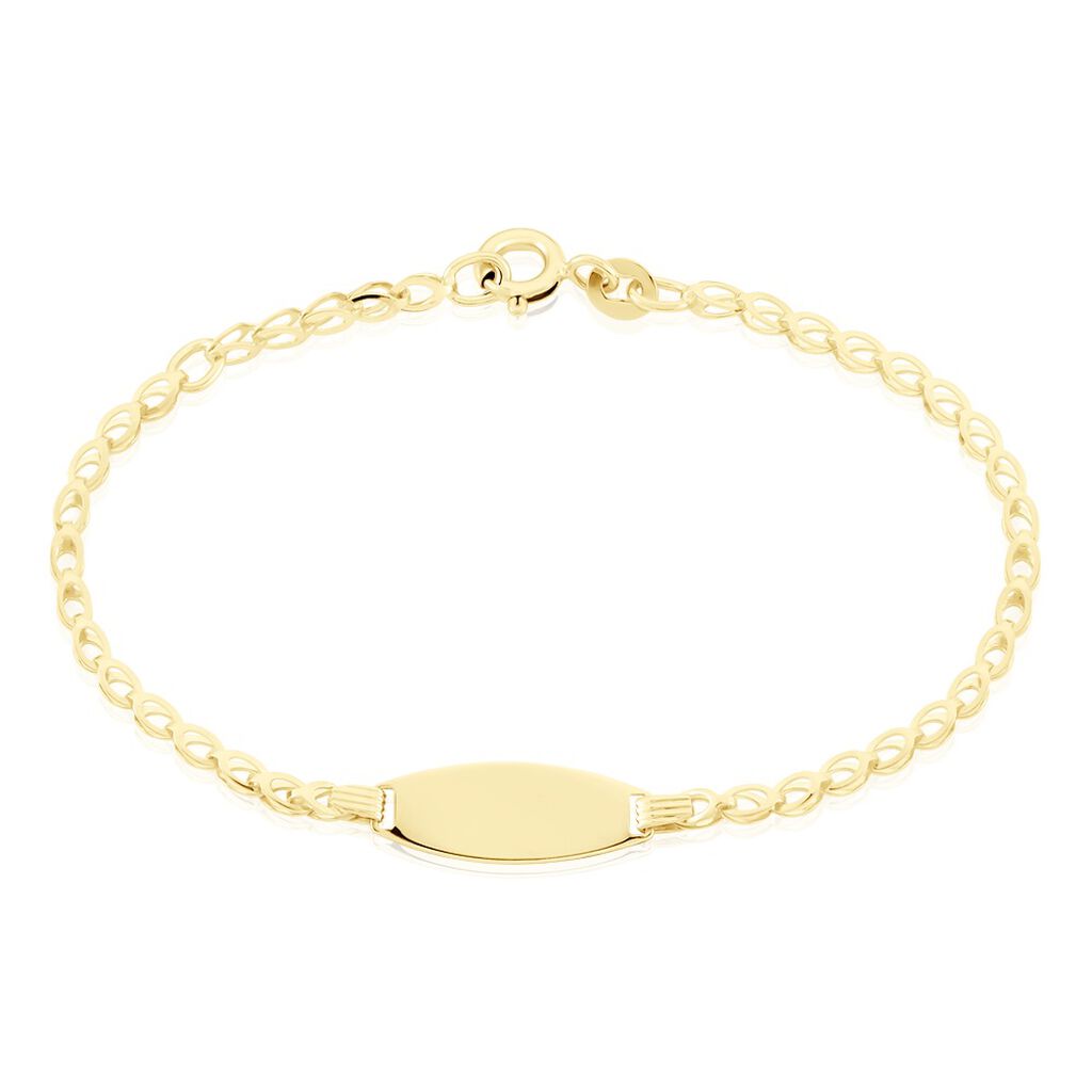 Bracelet Identitée Marcel Or Jaune - Gourmettes Enfant | Marc Orian