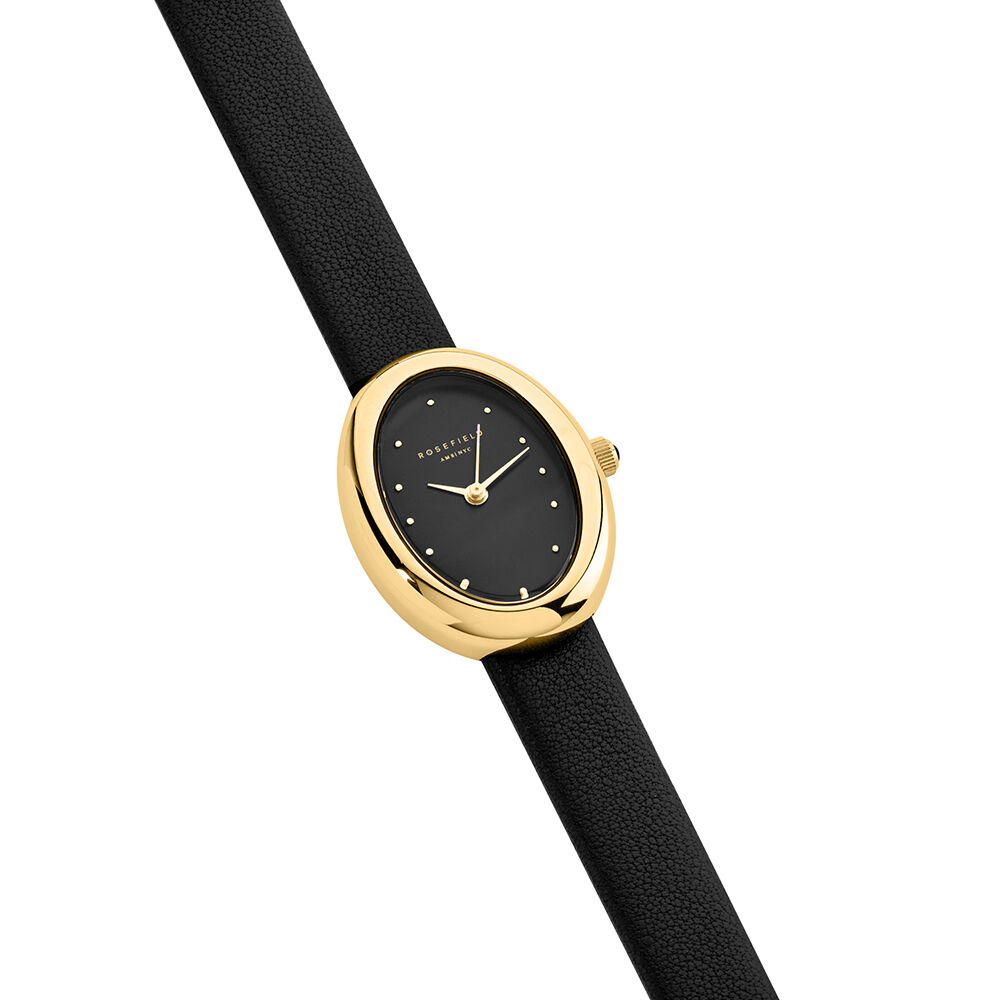 Montre Rosefield Ovale Noir - Montres &eacute;tanches Femme | Marc Orian