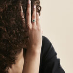 Bague Solitaire Perez Argent Blanc Oxyde De Zirconium - Bijoux fantaisie Femme | Marc Orian