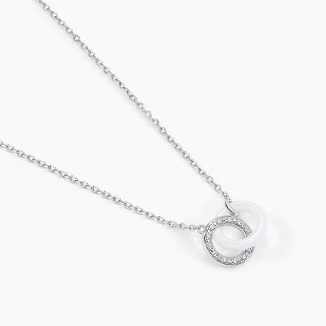 Collier Grizzel Argent Blanc Oxyde De Zirconium - Colliers avec pierres Femme | Marc Orian