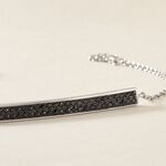 Bracelet Septima Argent Blanc Spinelle - Bracelets fantaisie Femme | Marc Orian