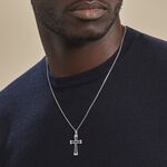 Pendentif Romayssa Argent Blanc - Bijoux fantaisie Famille | Marc Orian