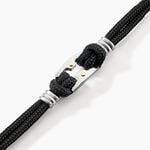 Bracelet Sayaline Acier Blanc - Bracelets cordons Homme | Marc Orian