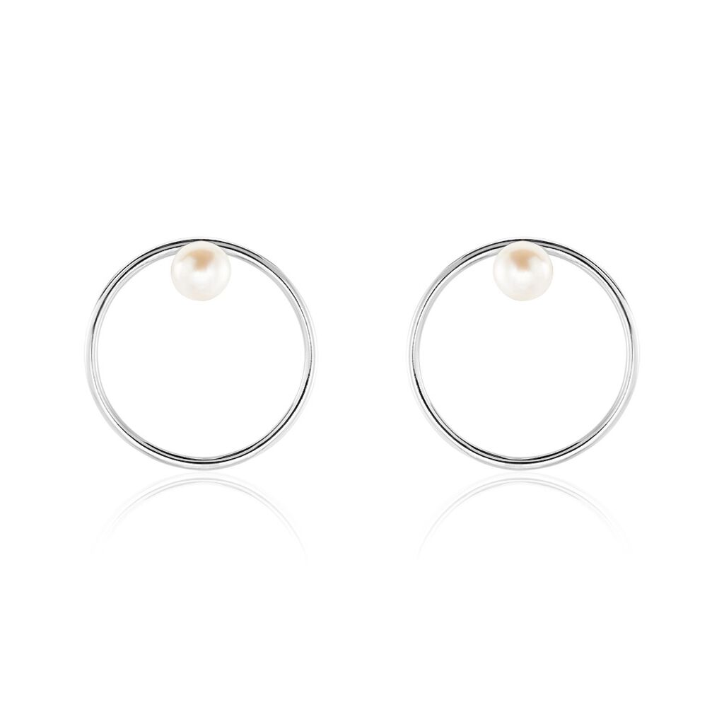 Bijoux D'oreilles Walter Argent Perle De Culture - Piercings d'oreilles Femme | Marc Orian