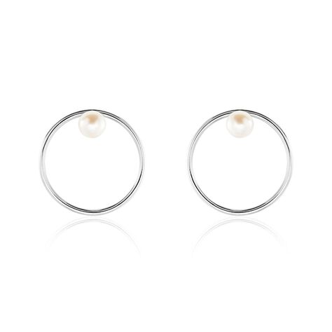 Bijoux D'oreilles Walter Argent Perle De Culture - Piercings d'oreilles Femme | Marc Orian