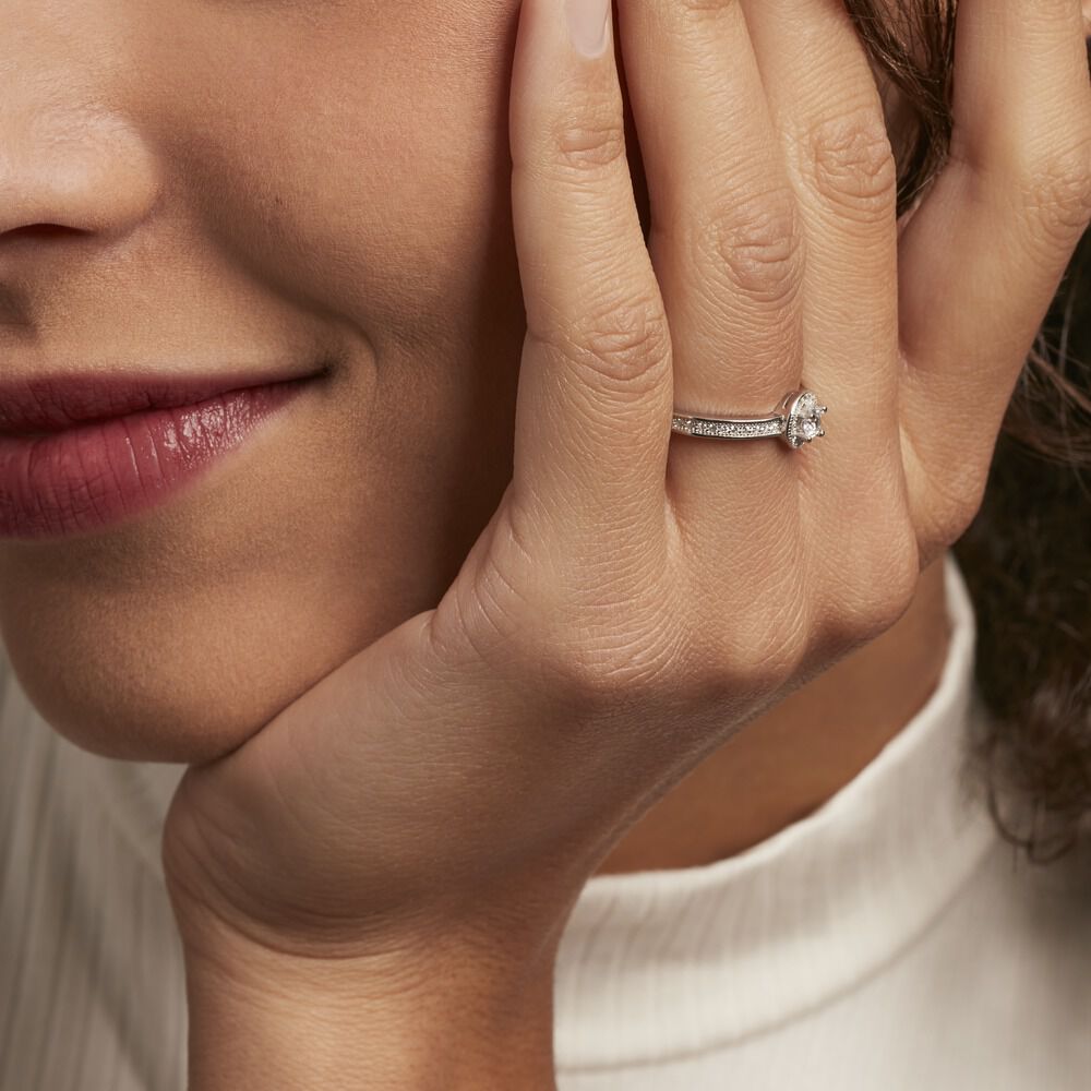 Bague Mélissande Argent Blanc Oxyde De Zirconium - Bagues avec pierre Femme | Marc Orian