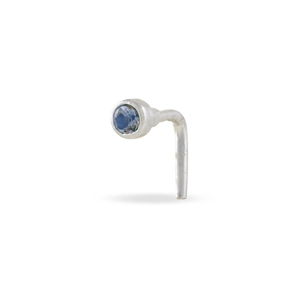 Piercing De Nez Fethi Serti Clos Or Blanc Oxyde De Zirconium - Piercing Nez Famille | Marc Orian