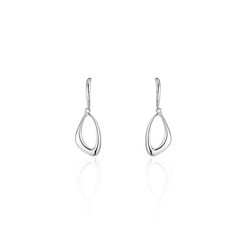Boucles D'oreilles Pendantes Ketyae Argent Blanc - Pendantes Femme | Marc Orian