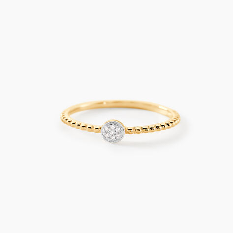 Bague Aqsa Or Jaune Diamant - Parures de mariage Femme | Marc Orian