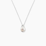 Collier Sasha Argent Blanc Perle De Culture Et Oxyde De Zirconium - Colliers avec pierres Femme | Marc Orian