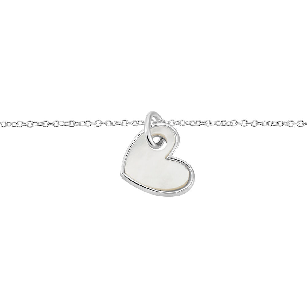 Bracelet Charla Argent Blanc Nacre - Bracelets chaînes Femme | Marc Orian