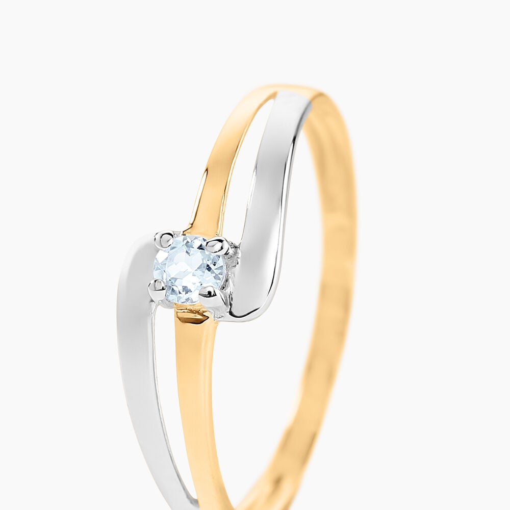 Bague Nesryne Or Bicolore Topaze - Bagues pierres fines Femme | Marc Orian