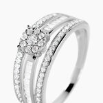 Bague Humphrey Or Blanc Diamant - Bagues pierres pr&eacute;cieuses Femme | Marc Orian