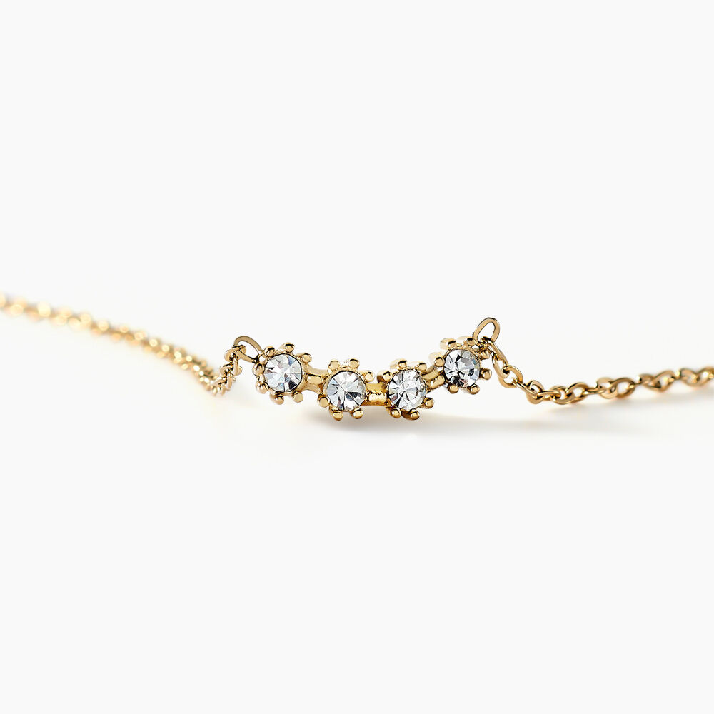 Collier Eva Acier Jaune Cristal - Colliers avec pierres Femme | Marc Orian