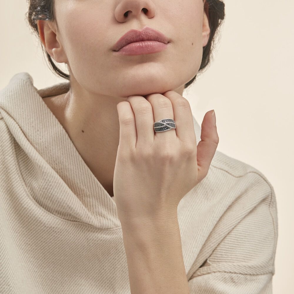 Bague Leonie Or Blanc Diamant - Bagues pierres précieuses Femme | Marc Orian
