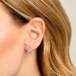 Boucles D'Oreilles Puces Fant Argent Blanc Oxyde De Zirconium - Puces Femme | Marc Orian
