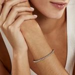 Bracelet Ciska Argent Blanc - Bracelets fantaisie Femme | Marc Orian