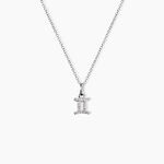 Collier Astra Argent Blanc Oxyde De Zirconium - Colliers avec pierres Femme | Marc Orian