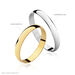 Alliance Meredithe Demi Jonc Classique Or Blanc - Alliances Famille | Marc Orian