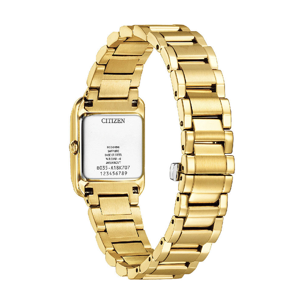 Montre Citizen Ladies Square Nacre Blanche - Montres étanches Femme | Marc Orian