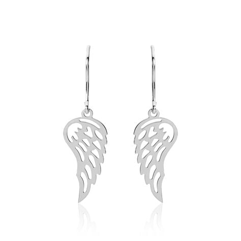 Boucles D'oreilles Pendantes Aitana Argent Blanc - Pendantes Femme | Marc Orian