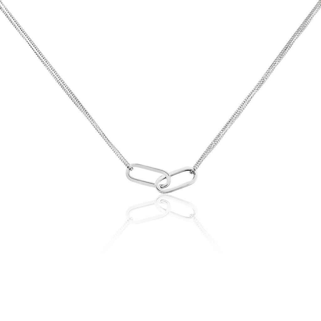 Collier Andrea Argent Blanc - Colliers Femme | Marc Orian