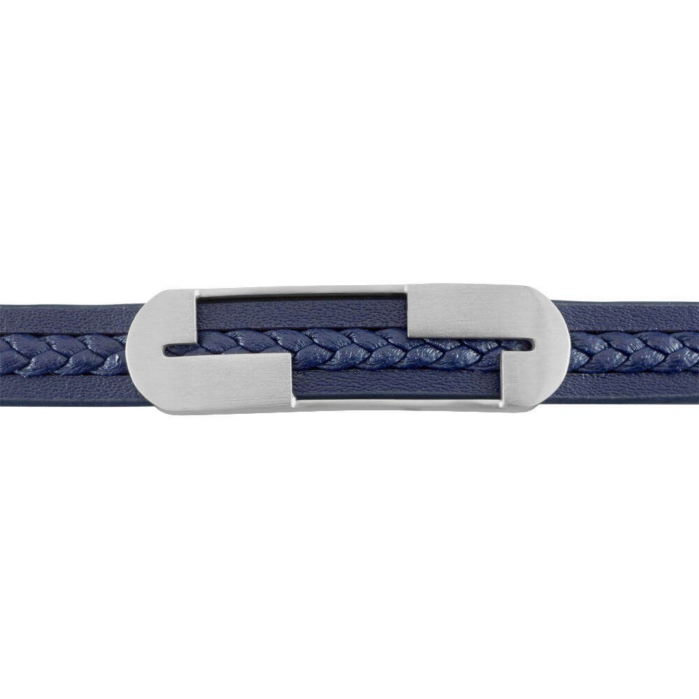 Bracelet Jourdan Homme Vasco Acier Argente - Bracelets cuir Homme | Marc Orian