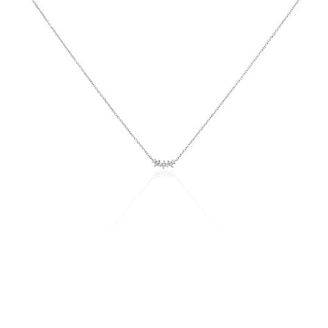 Collier Argent Eden Oxyde De Zirconiums - Colliers avec pierres Femme | Marc Orian