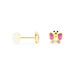 Boucles D'oreilles Puces Sienna Papillon Or Jaune - Puces Enfant | Marc Orian