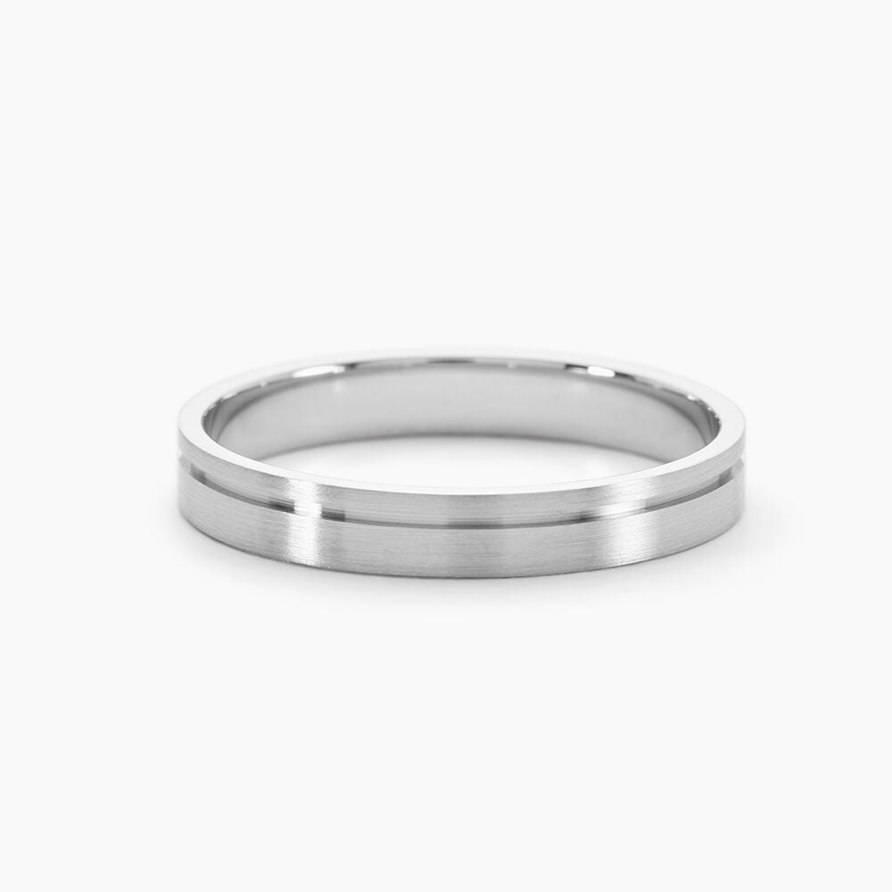 Alliance Paddy Palladium Blanc - Alliances duo Unisex | Marc Orian