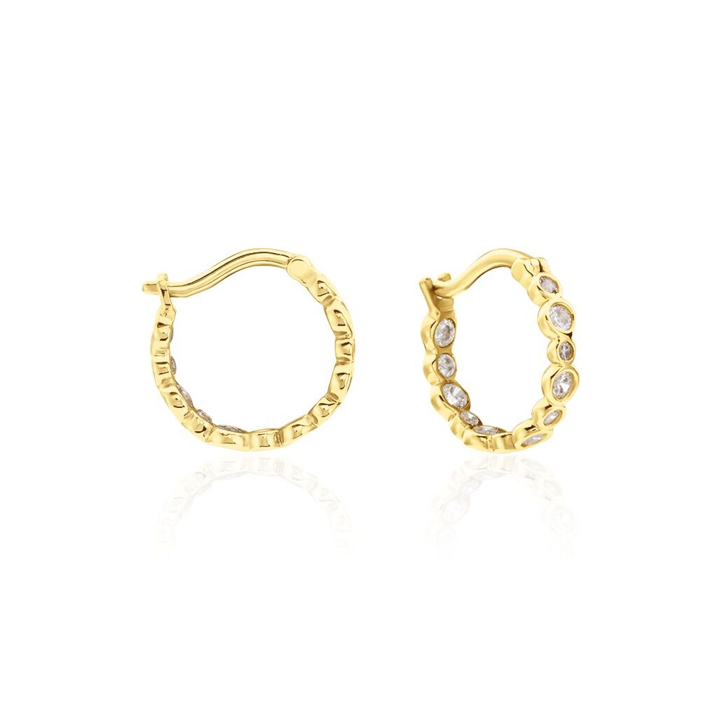 Cr&eacute;oles Lennon Or Jaune Oxyde De Zirconium - Cr&eacute;oles Femme | Marc Orian