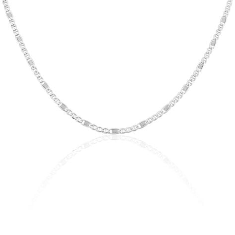 Chaine Jeremi Argent Blanc - Chaines Homme | Marc Orian