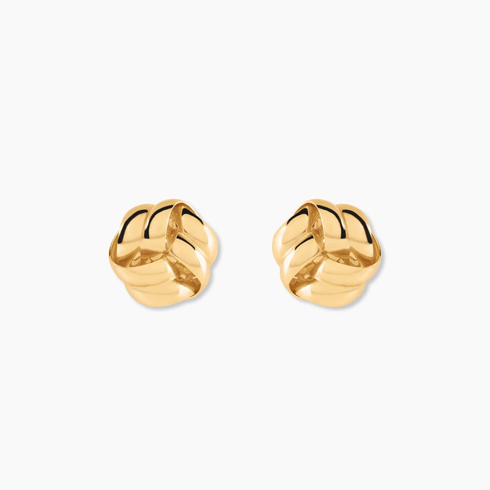 Boucles D'Oreilles Puces Ombeline Argent Dor&eacute; A L'Or 750/1000 - Puces Femme | Marc Orian