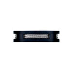 Bague Phebus Him Cosme Acier Noir - Bijoux fantaisie Homme | Marc Orian