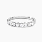 Alliance Hera Or Blanc Diamant - Alliances avec pierres Femme | Marc Orian
