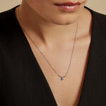 Collier Cyane Argent Blanc Turquoise - Colliers avec pierres Femme | Marc Orian