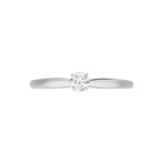 Bague Solitaire Or Blanc Flora Diamant - Solitaires Femme | Marc Orian