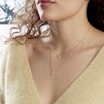 Collier Plaqu&eacute; Or Jaune Dev Oxyde De Zirconium - Colliers multirangs Femme | Marc Orian