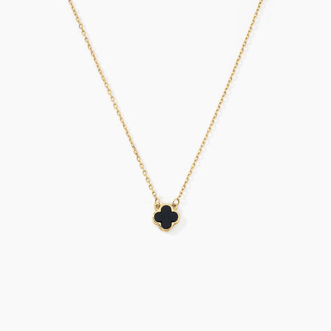 Collier Stellya Or Jaune Onyx - Colliers avec pierres Femme | Marc Orian
