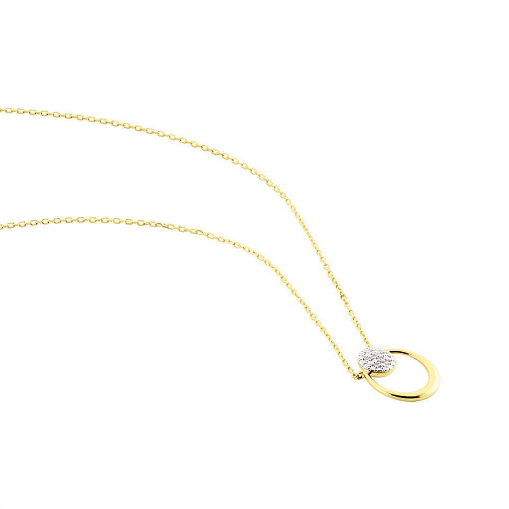 Collier Or Jaune Laberiane Diamants - Colliers avec pierres Femme | Marc Orian
