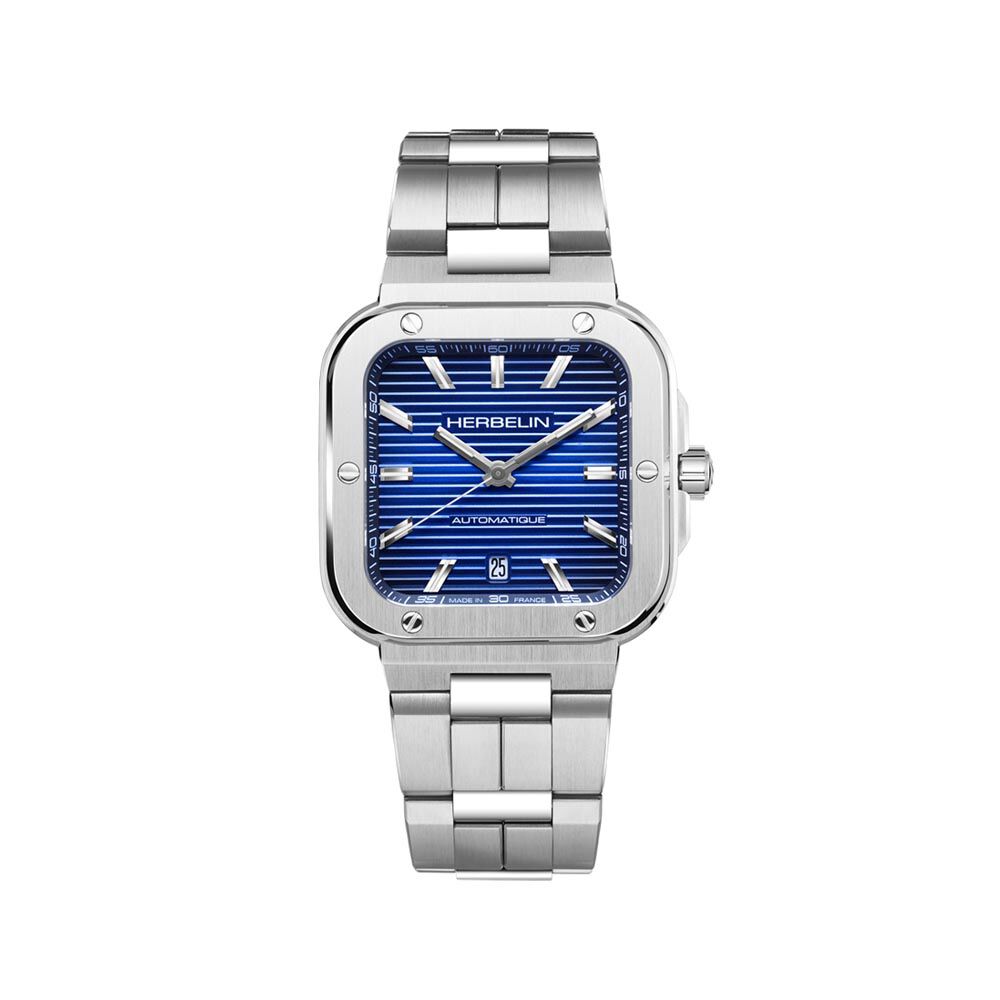 Montre Herbelin Cap Camarat Square Bleu - Montres automatiques Homme | Marc Orian