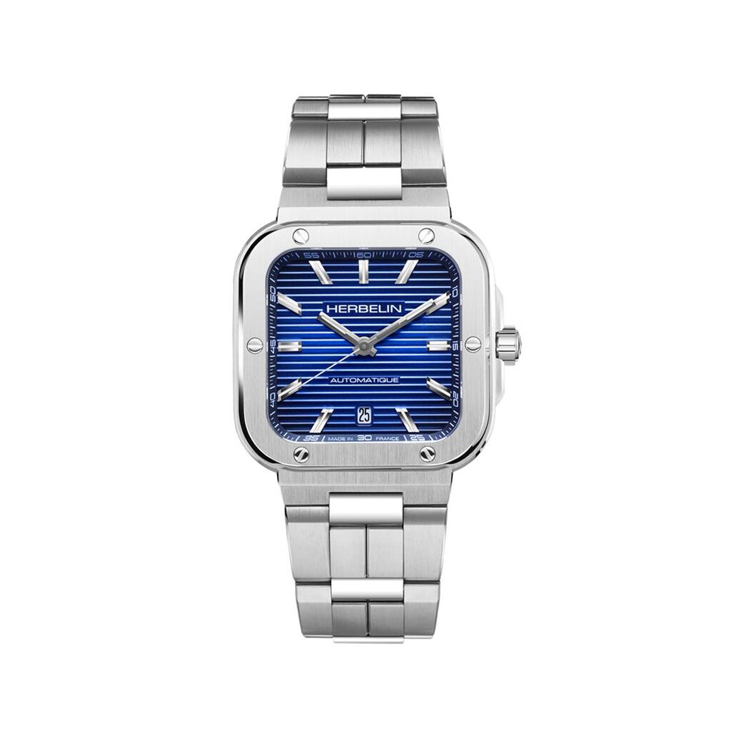 Montre Herbelin Cap Camarat Square Bleu - Montres automatiques Homme | Marc Orian